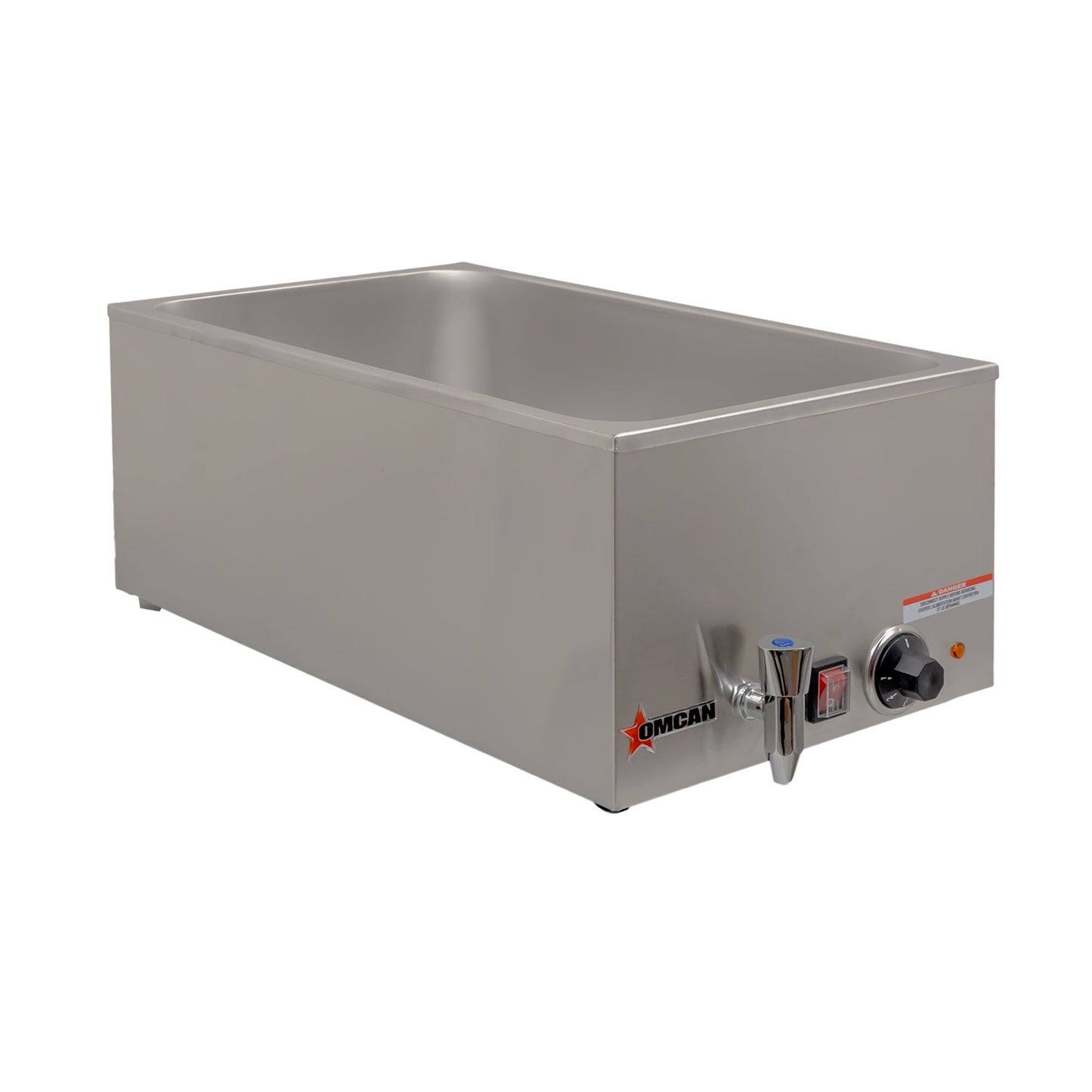 Omcan Single Chamber Food Warmer, 46.3L (12.2 gal) - image 1
