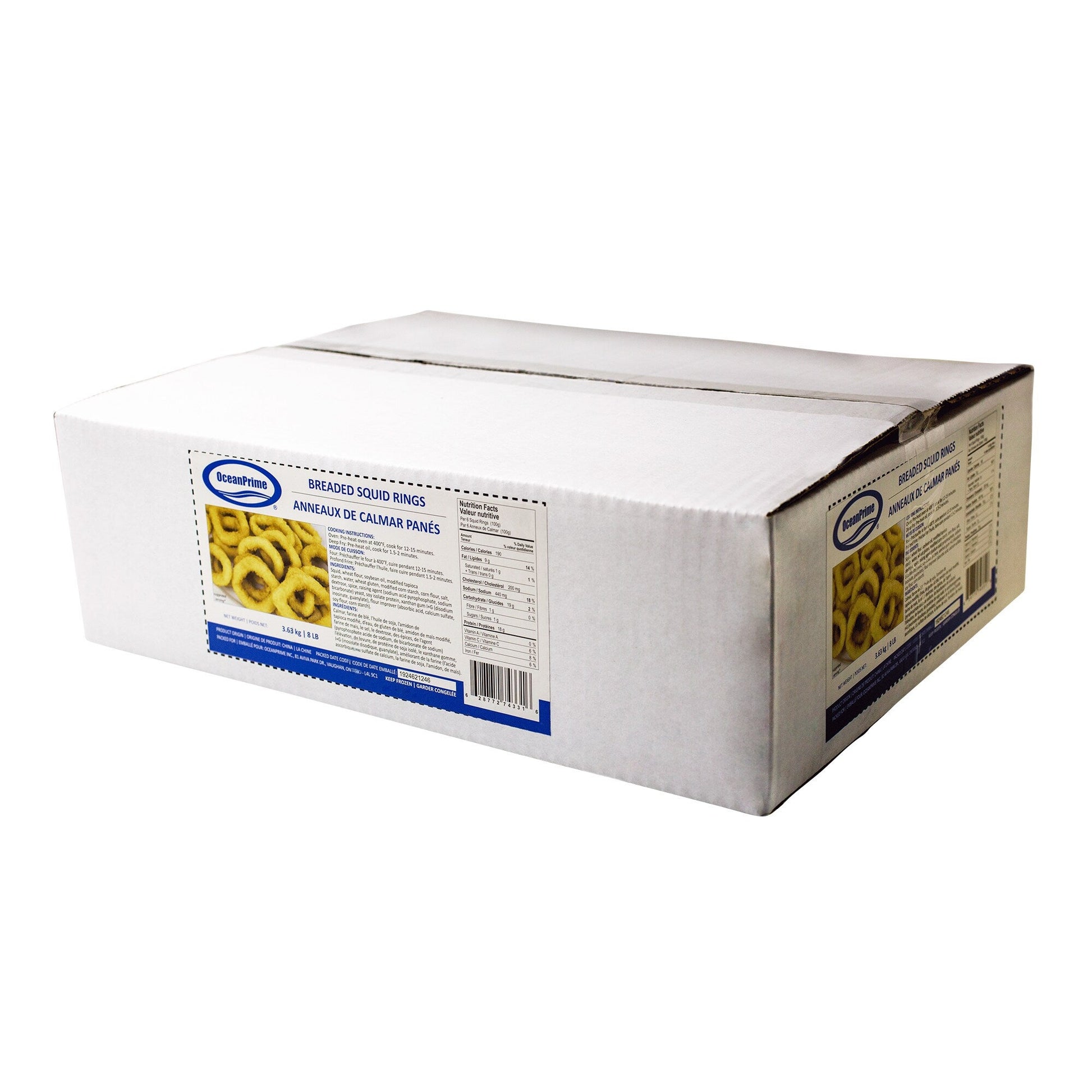 OceanPrime Breaded Squid Rings, 3.63 kg - image 1