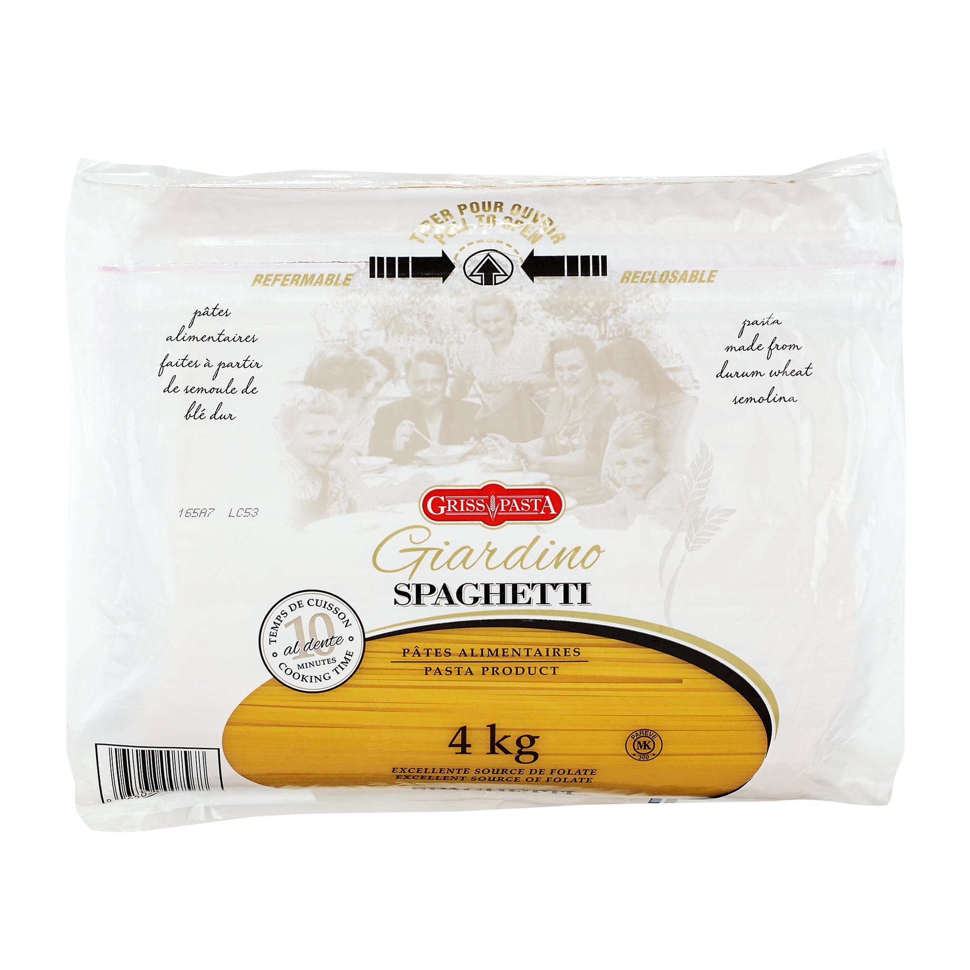 Griss Pasta Giardino Spaghetti, 4 kg - image 1
