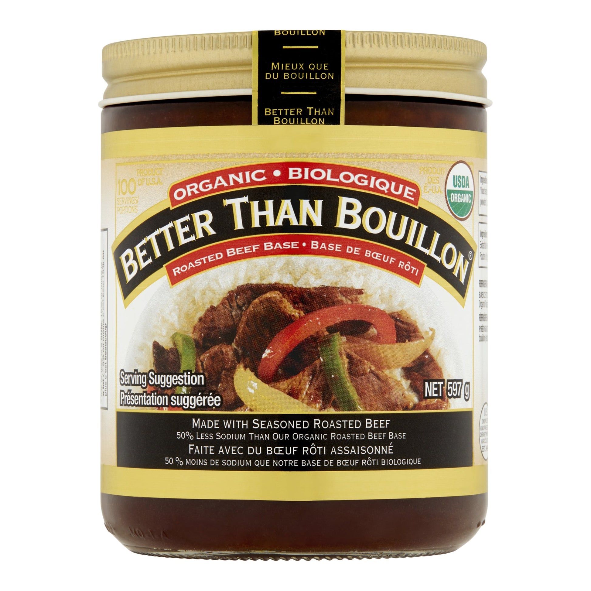 Better Than Bouillon - Organic Beef Soup Base, 597g - image 1