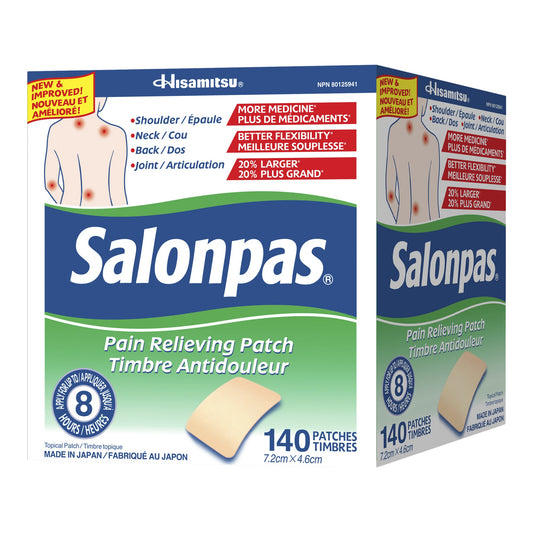 Salonpas Pain Relieving Patch - 140 patches - image 1