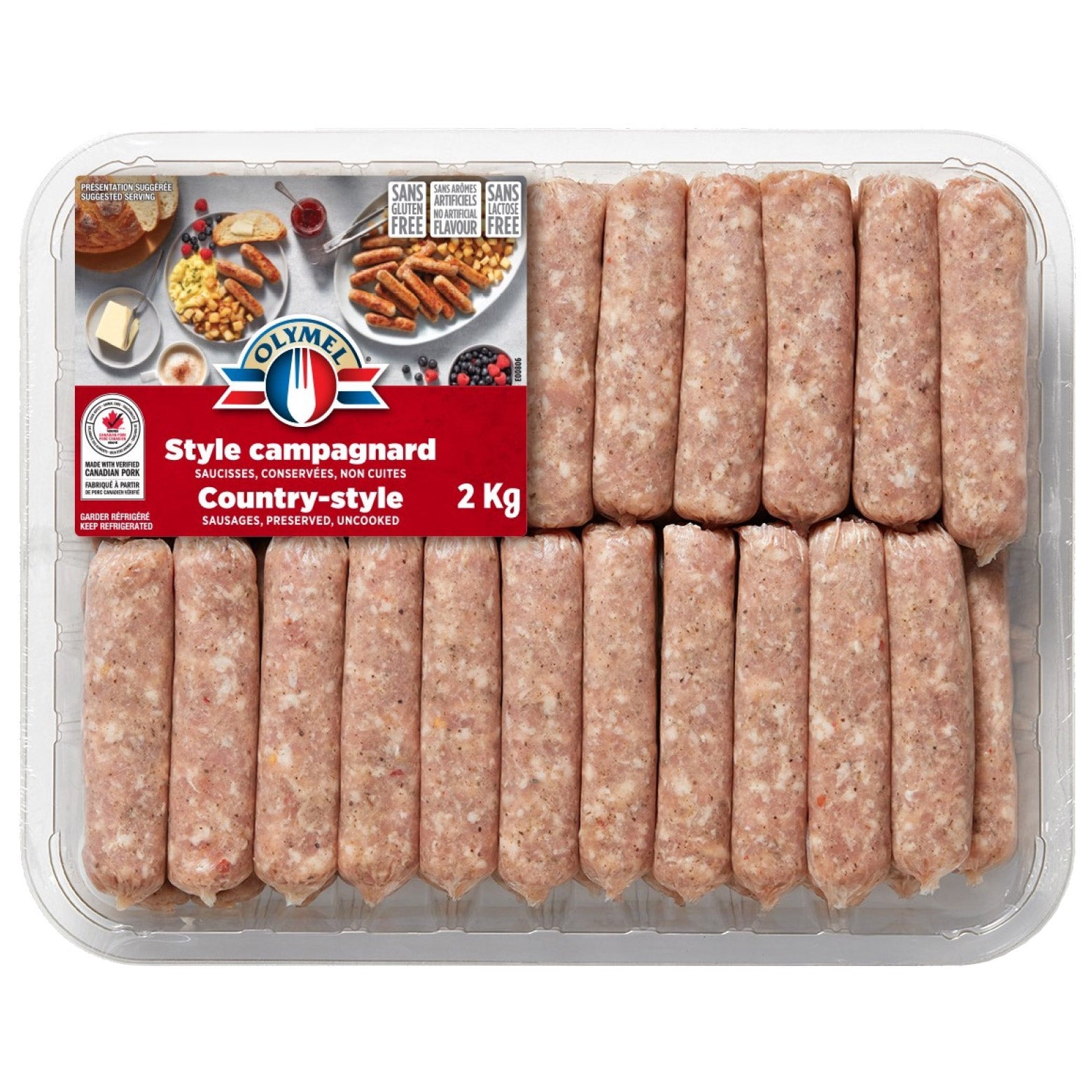 Country Style Sausages, 2kg - image 1
