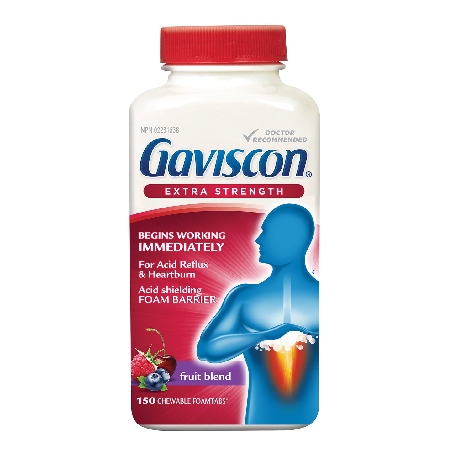 Gaviscon Extra Strength, 150 Chewable tablets - image 1