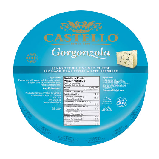 Castello Gorgonzola Cheese Wheel, 1.5 kg average weight* - image 1