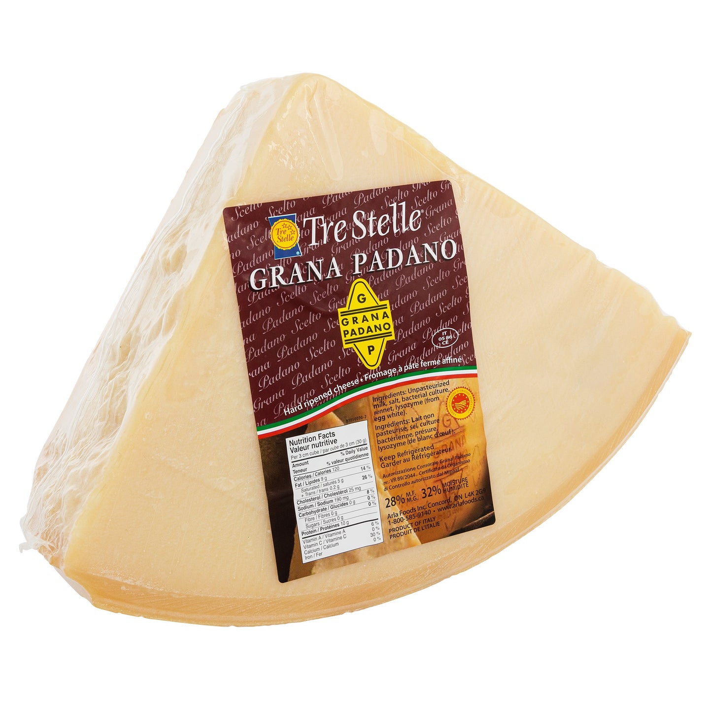 Tre Stelle 1/8 Wedge Padano, 4.5 kg Average weight* - image 2