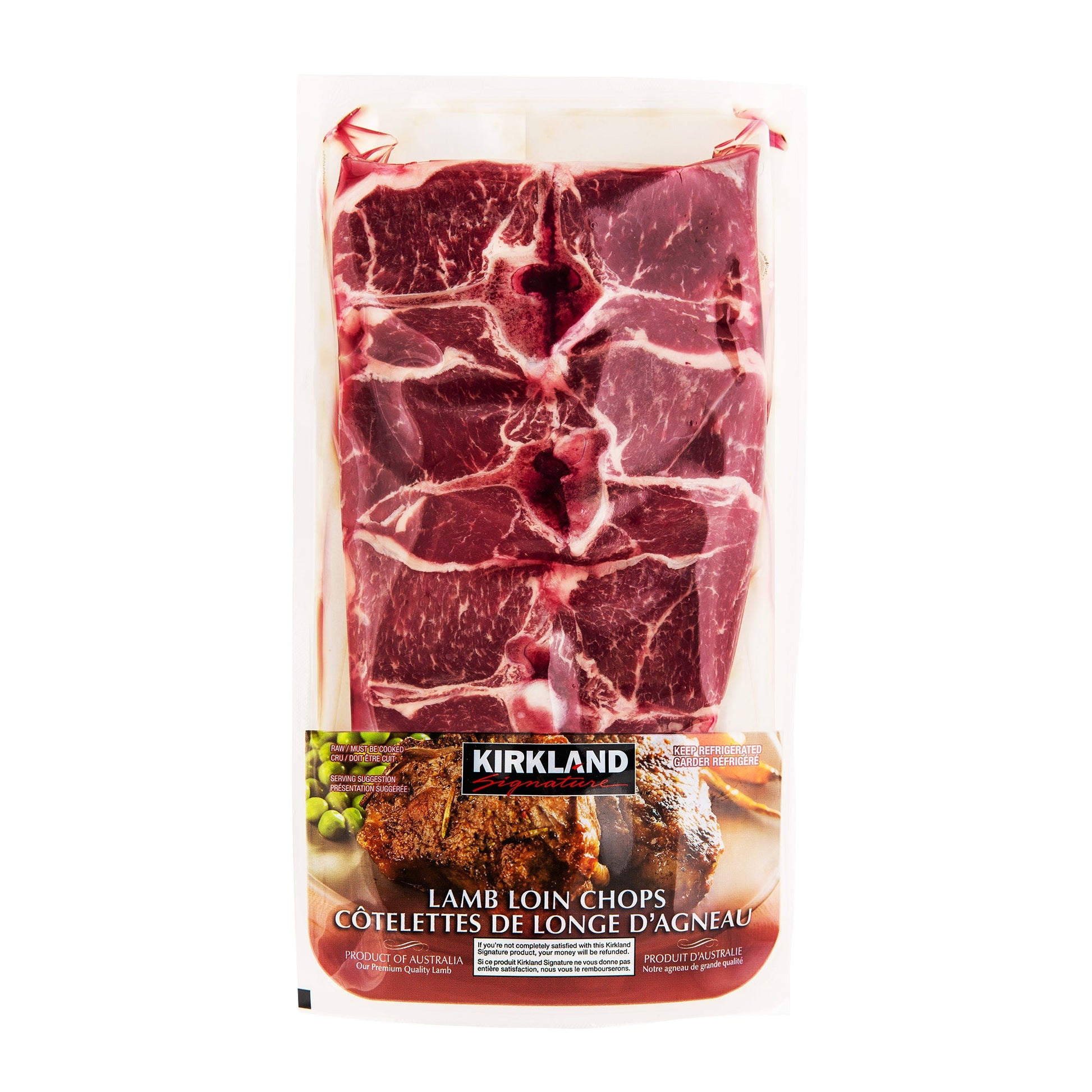 Kirkland Signature Fresh Halal Lamb Loin Chops, 1 kg average weight* - image 1