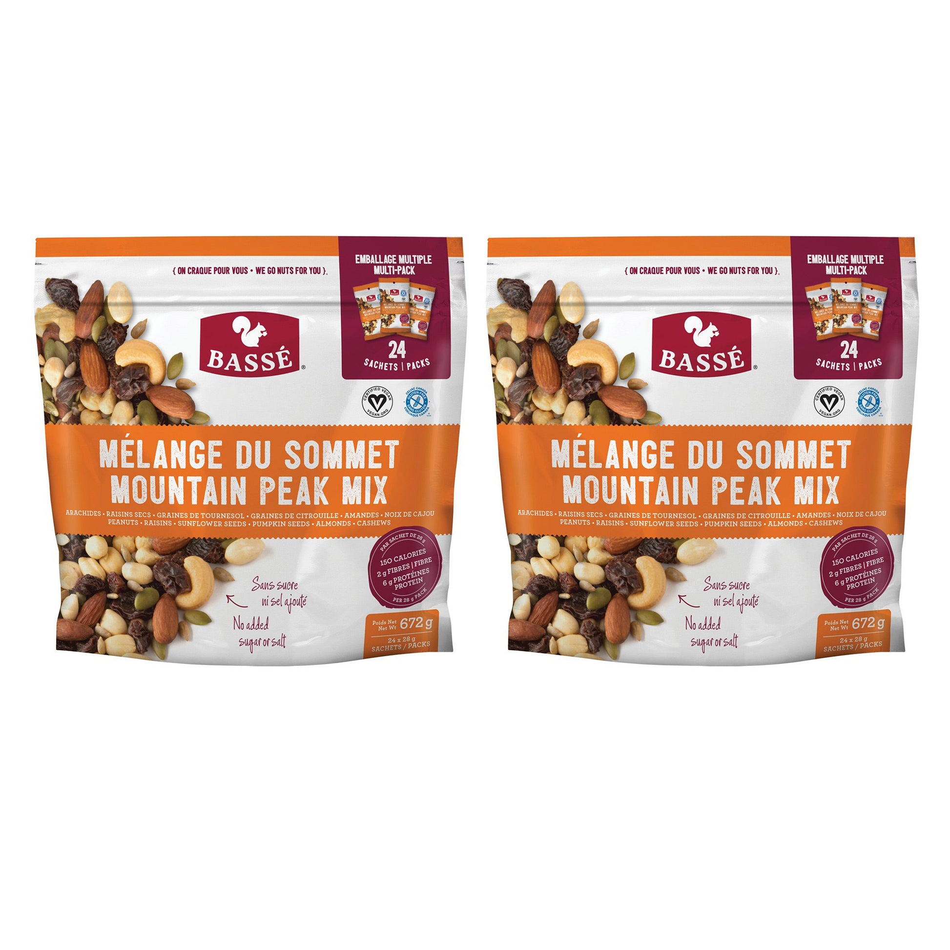 Bassé Mountain Peak Mix, Snack, 48 × 28 g - image 2