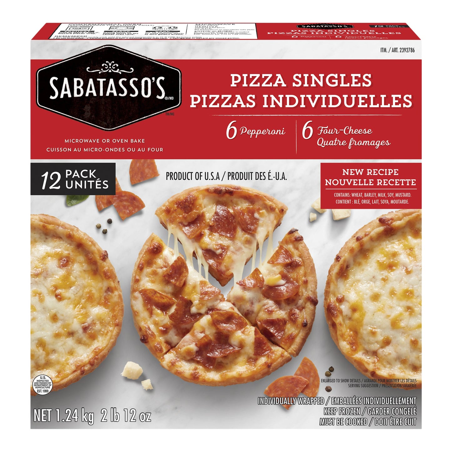 Sabatasso's Pizza Singles, 12 x 103g - image 1