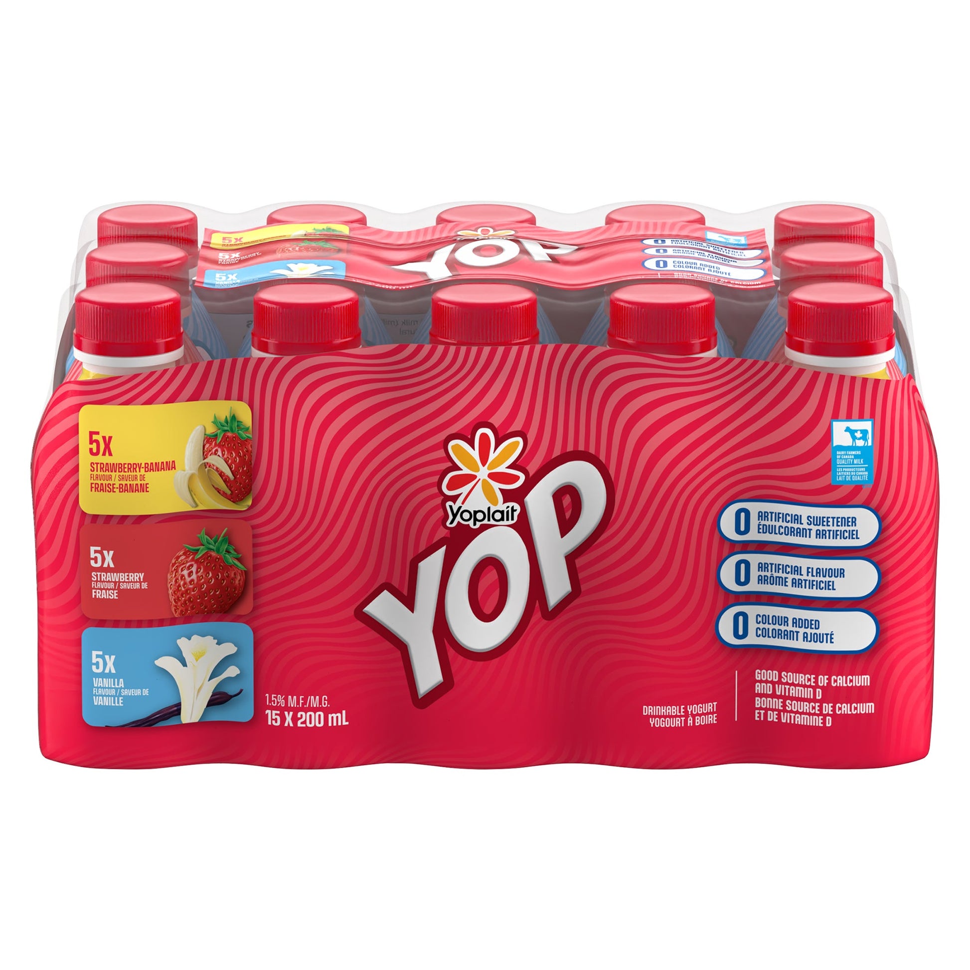 Yoplait Yop, 15 × 200 mL - image 2