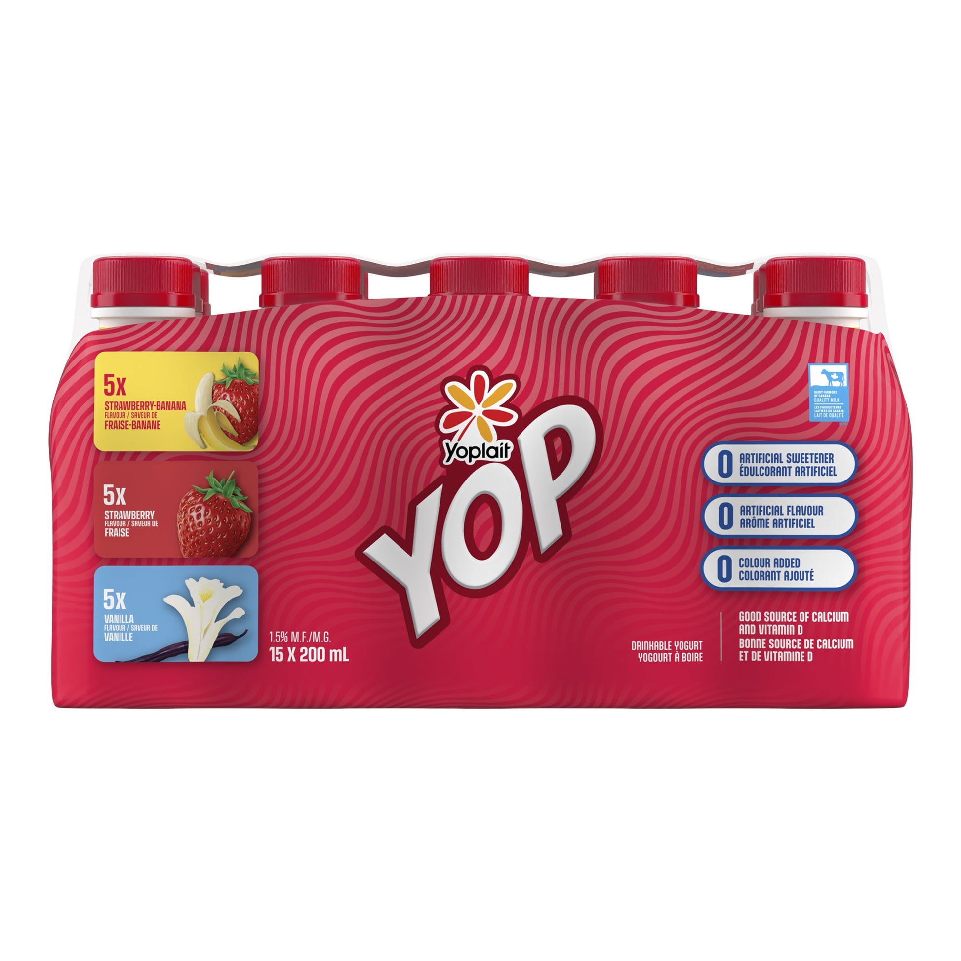 Yoplait Yop, 15 × 200 mL - image 3
