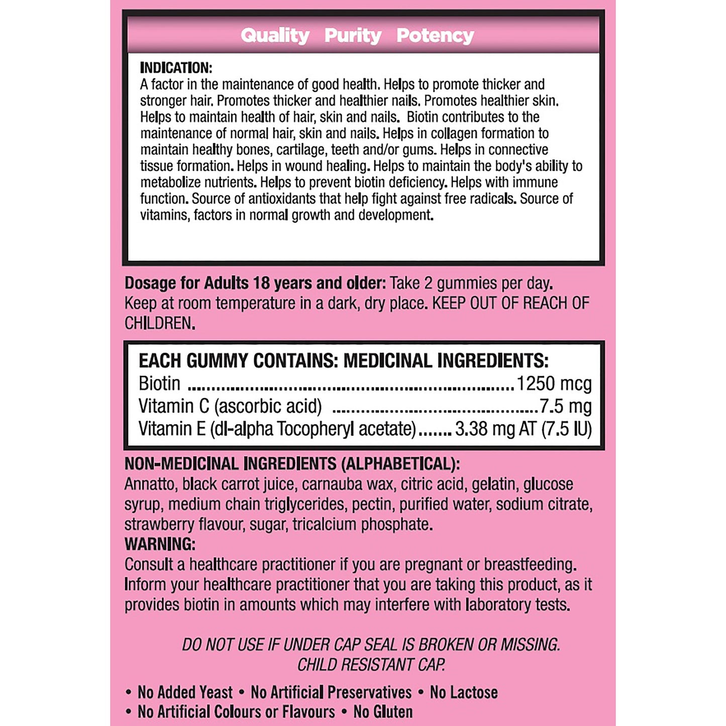Kirkland Signature Hair, Skin & Nails, 250 Gummies - image 4