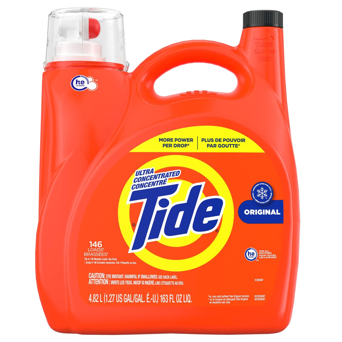 Tide Original Ultra Concentrated Liquid Laundry Detergent, 146 loads - image 1