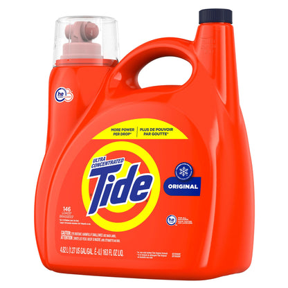 Tide Original Ultra Concentrated Liquid Laundry Detergent, 146 loads - image 2