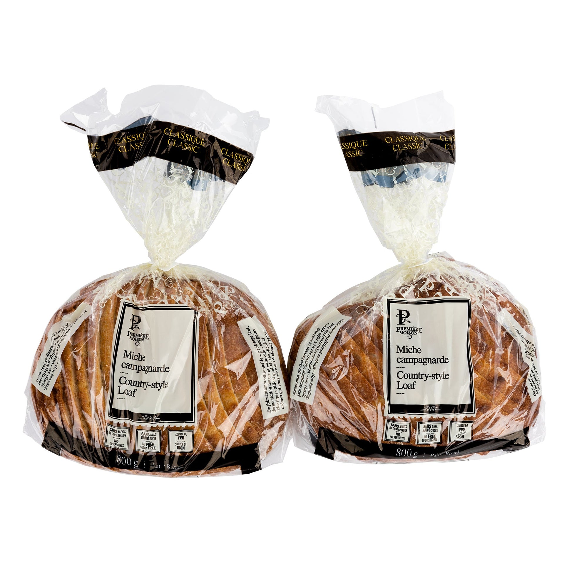 Première Moisson Country-style Loaf, 2 × 800 g - image 1