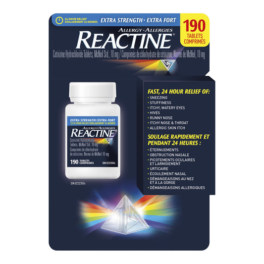 Reactine Allergy Extra Strength, 190 tablets - image 1