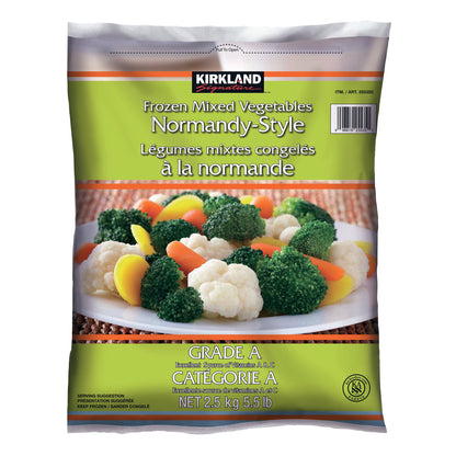 Kirkland Signature Frozen Mixed Vegetables, 2.5 kg - image 2