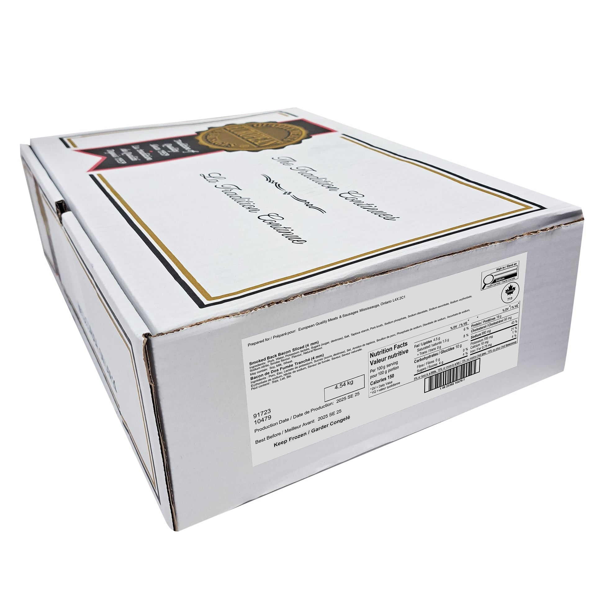 European Quality Meats, Jalapeno Cheddar Sausage 4.54kg - image 3