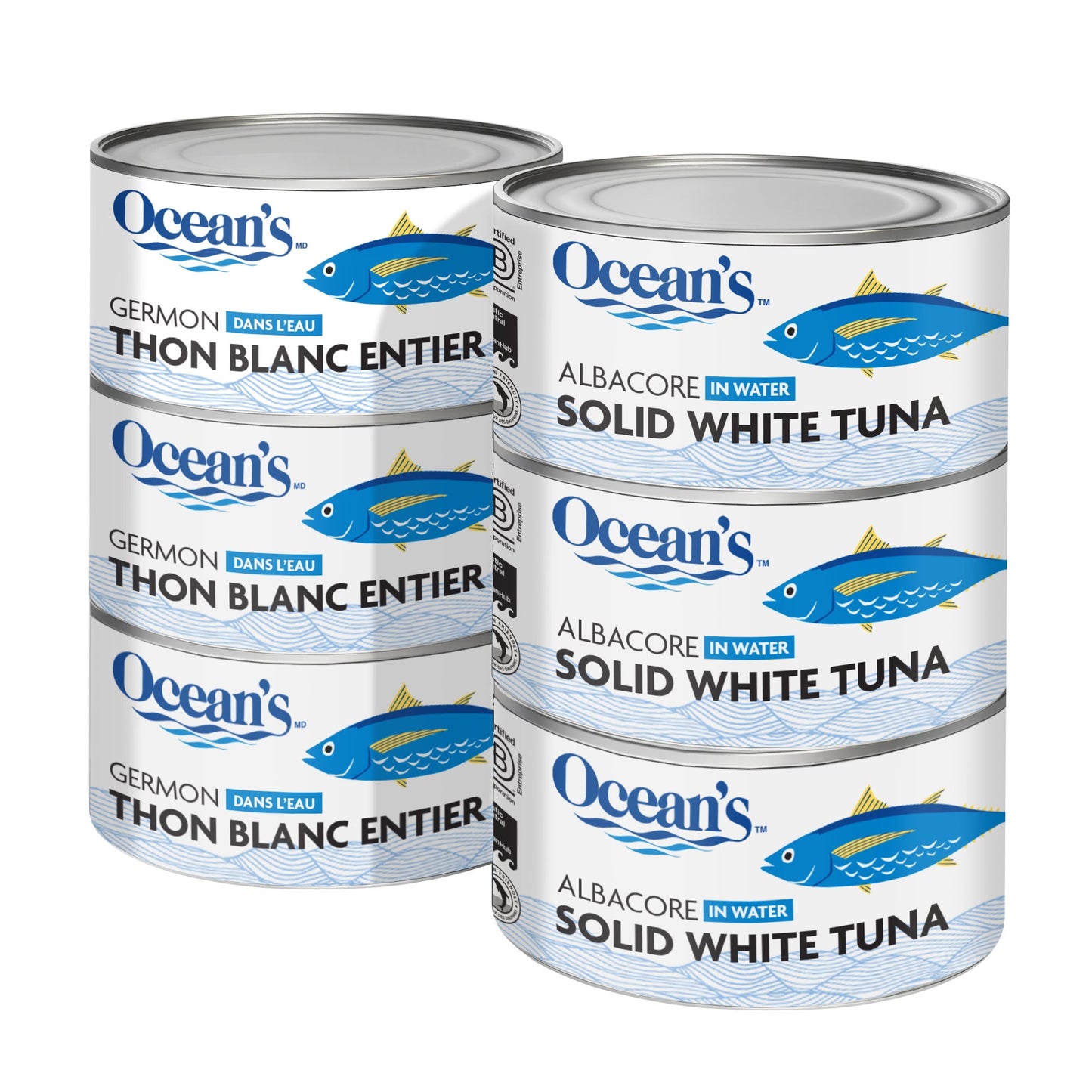 Ocean's Solid White Albacore Tuna, 6 × 184 g - image 1