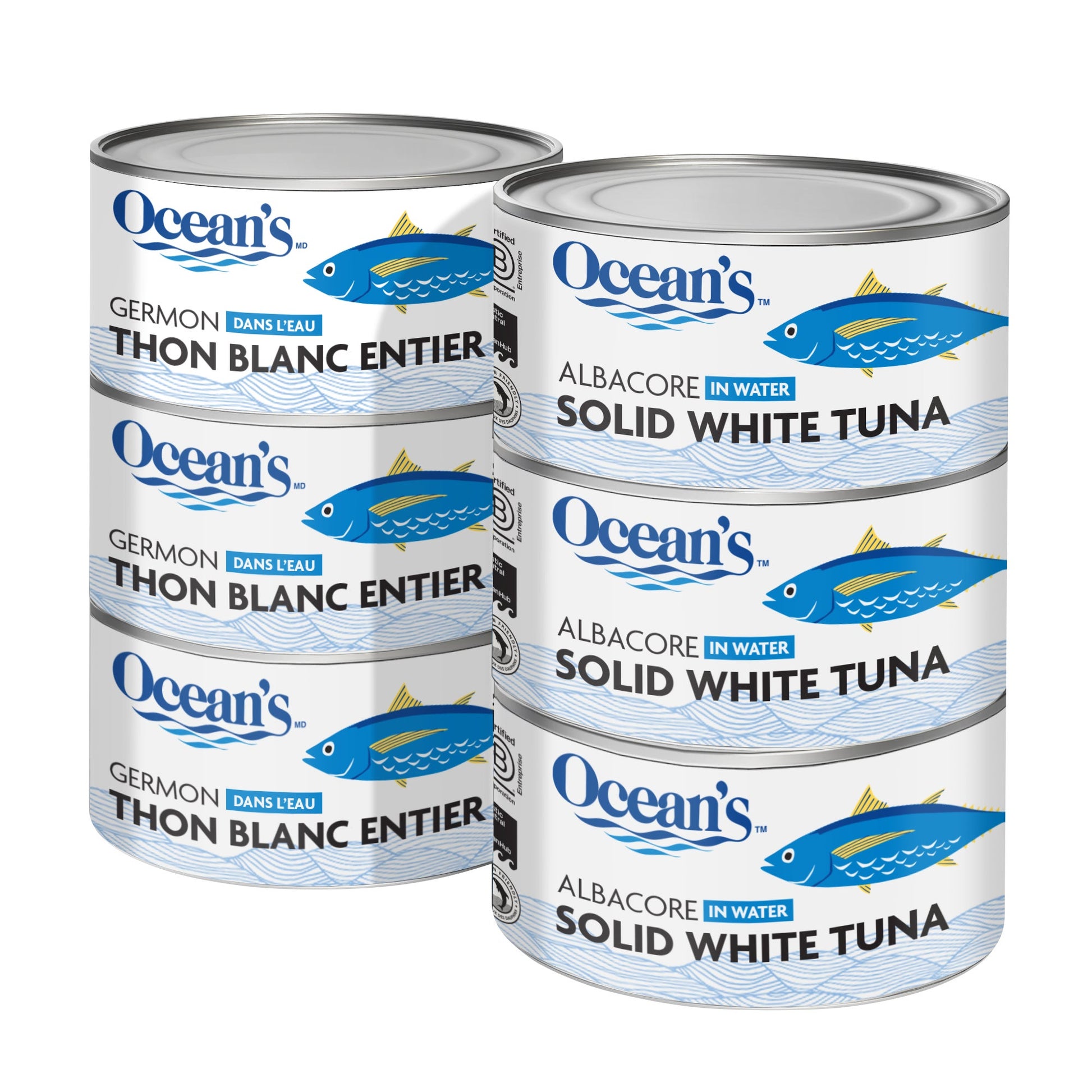 Ocean's Solid White Albacore Tuna, 6 × 184 g - image 1