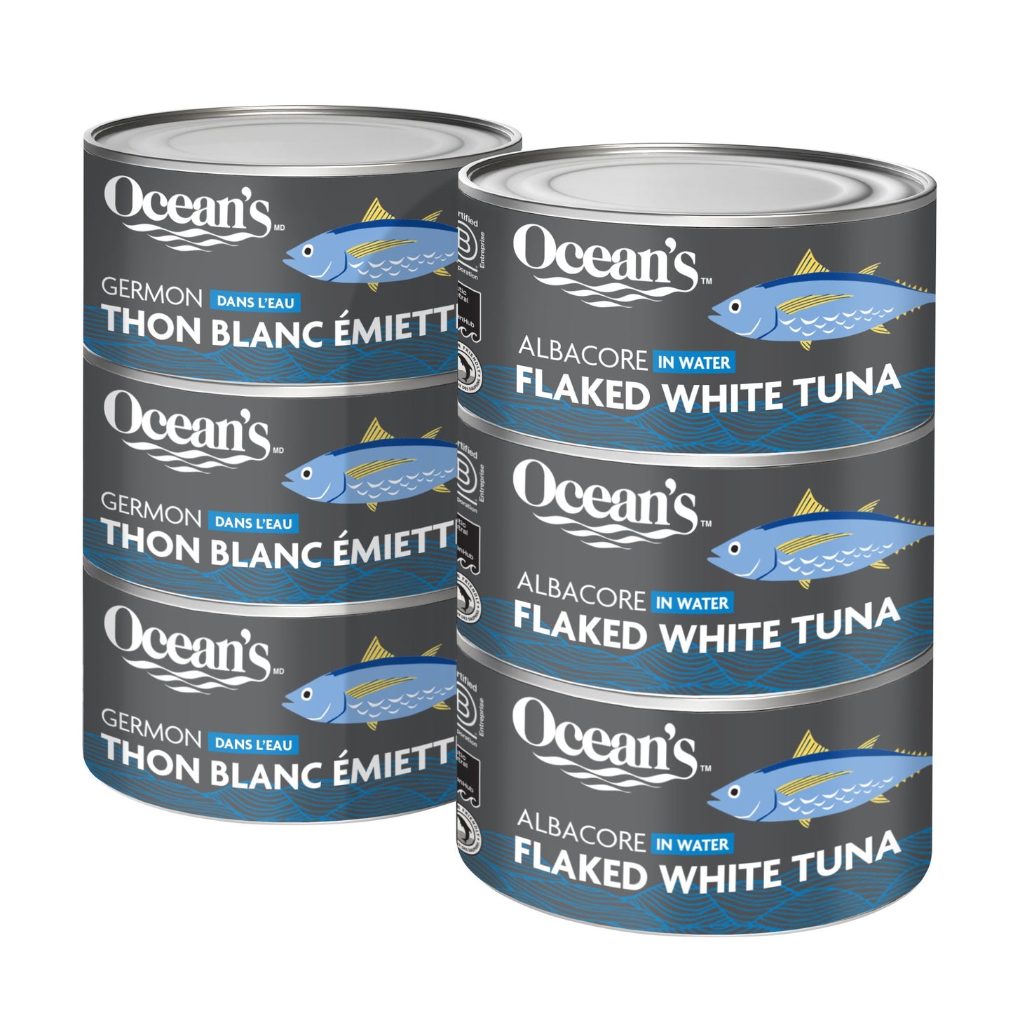 Ocean's Flaked White Albacore Tuna, 6 × 184 g - image 1
