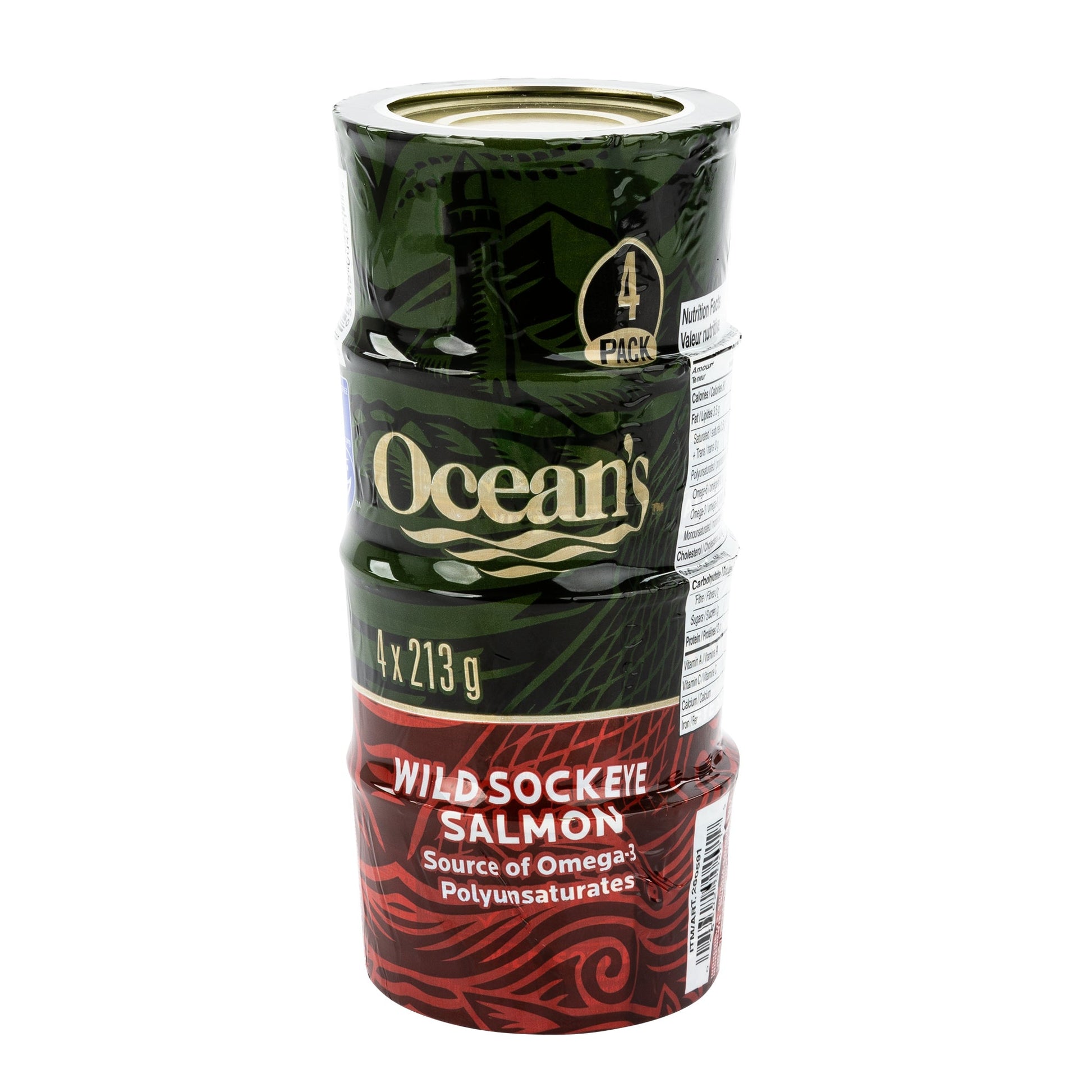 Ocean's Wild Sockeye Salmon, 4-count - image 2