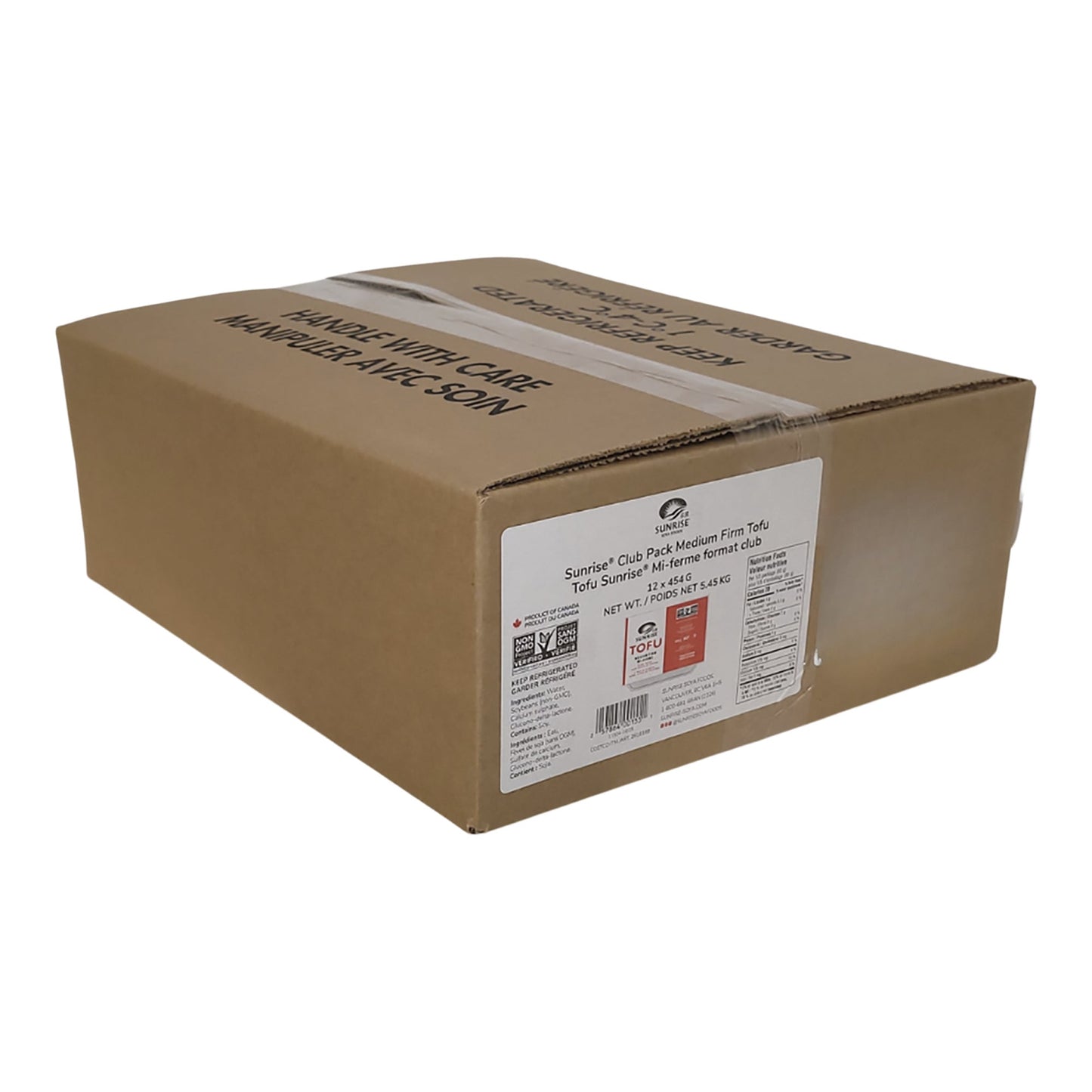Sunrise Medium Firm Tofu, 12 x 454 g - image 1