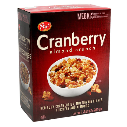Post Cranberry Almond Crunch Cereal, 1.4 kg - image 2
