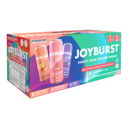 Joyburst Natural Energy Drink Variety Pack, 355 mL, 18-pack - image 1