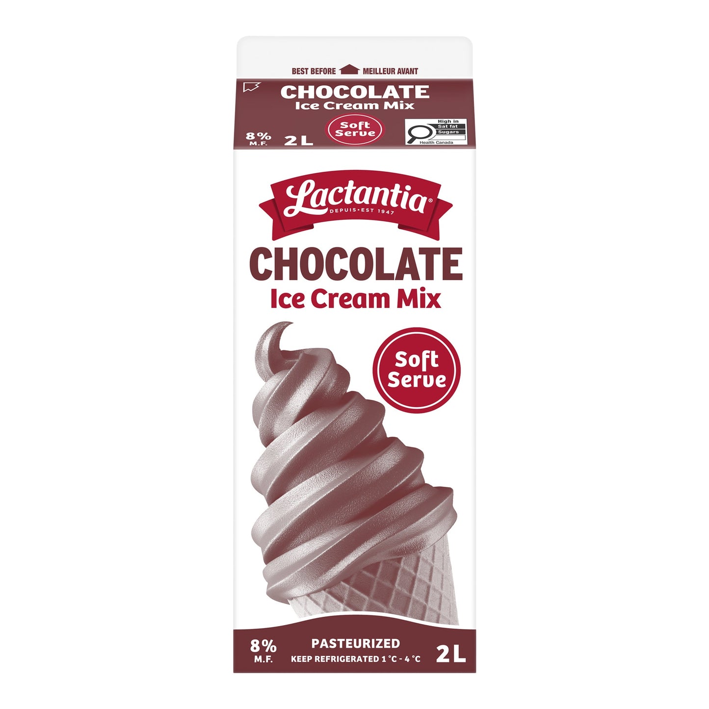 Lactancia Chocolate Ice Cream Mix 2 L - image 2