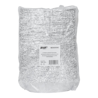 Titan 8" Round Aluminum Container, Pack of 500 - image 3