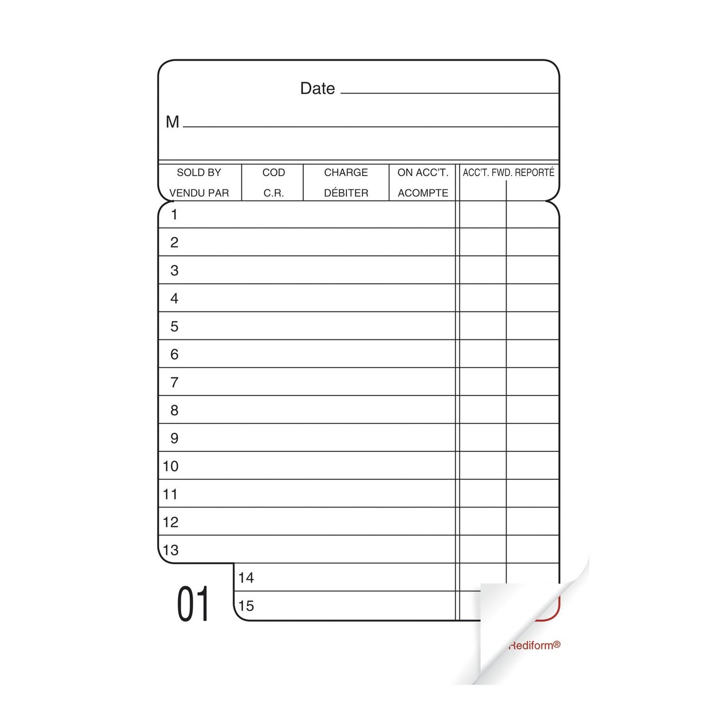 Rediform Sales Books, Pack of 16 - image 2