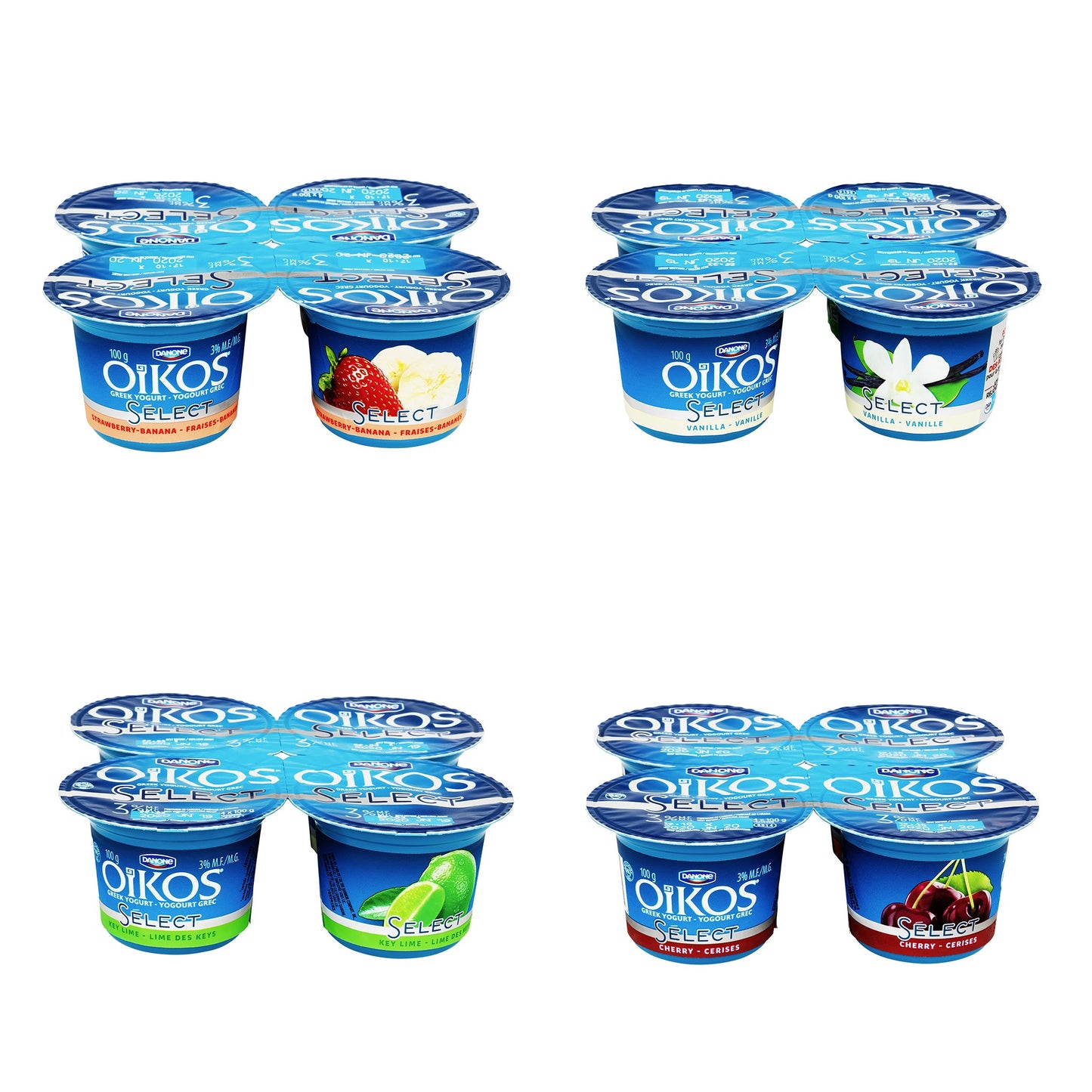 Danone Oikos 3% Yogurt, 24-count - image 1