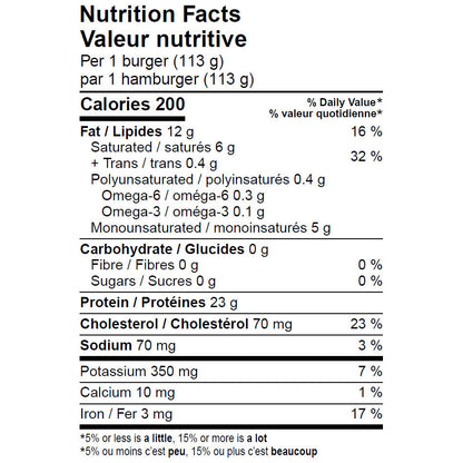 Northfork Meats Bison Burger 4 x 113.4 g (4 oz) x 10 pack - image 3