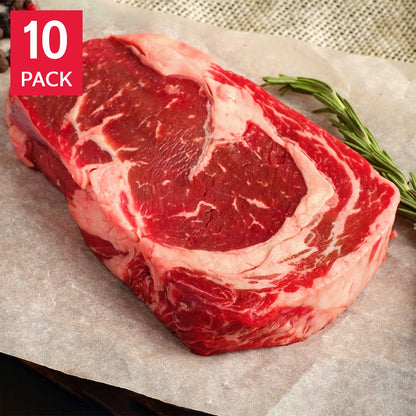 Northfork Meats Bison Rib Eye Steaks 226.8 g (8 oz) x 10 steaks - image 1