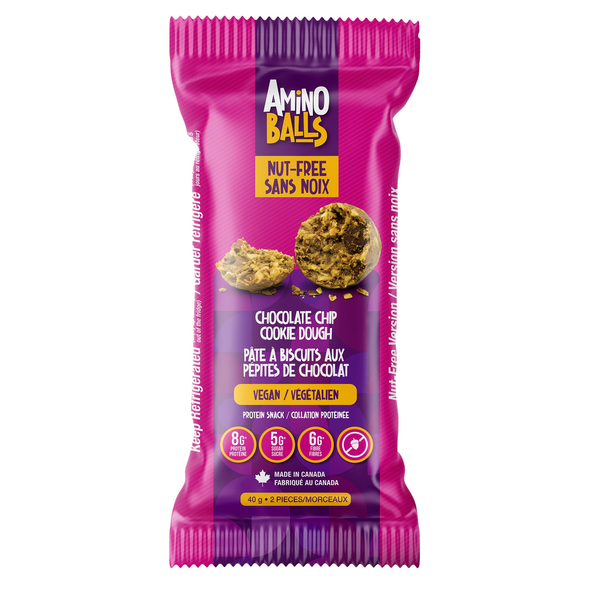 Amino Balls Nut Free Cookie Dough, 36 × 40 g - image 2