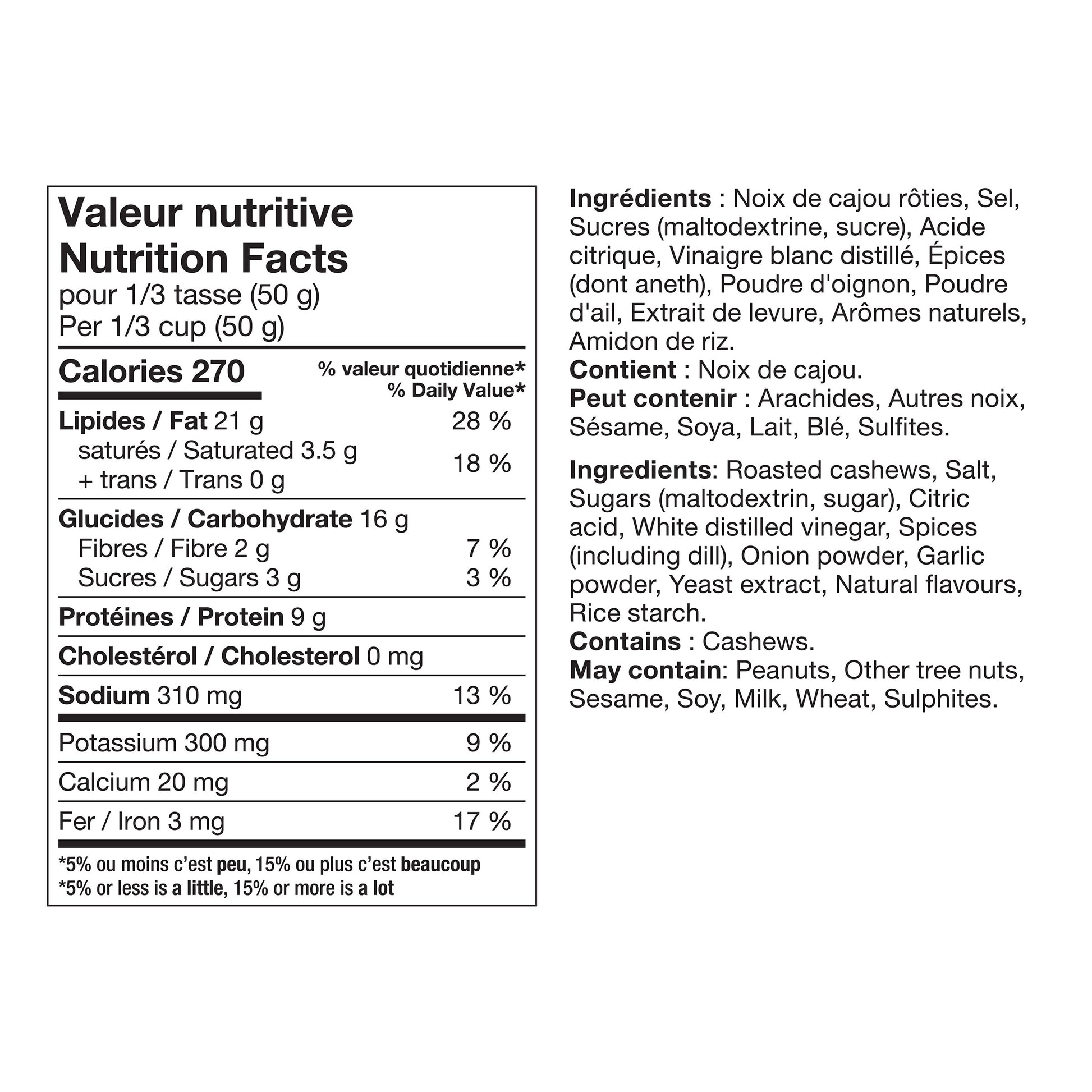 Bassé Dill Pickle Flavoured Cashews, 2 × 908 g - image 2