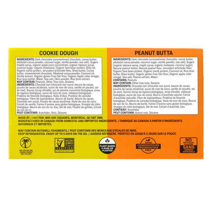 Mid-Day Squares Peanut Butta & Cookie Dough  Bar Variety Pack, 48 × 33 g - image 2
