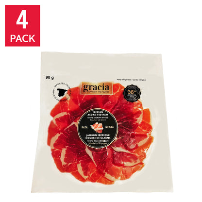 Gracia Iberian Acorn-fed Ham, 4 × 90 g - image 1