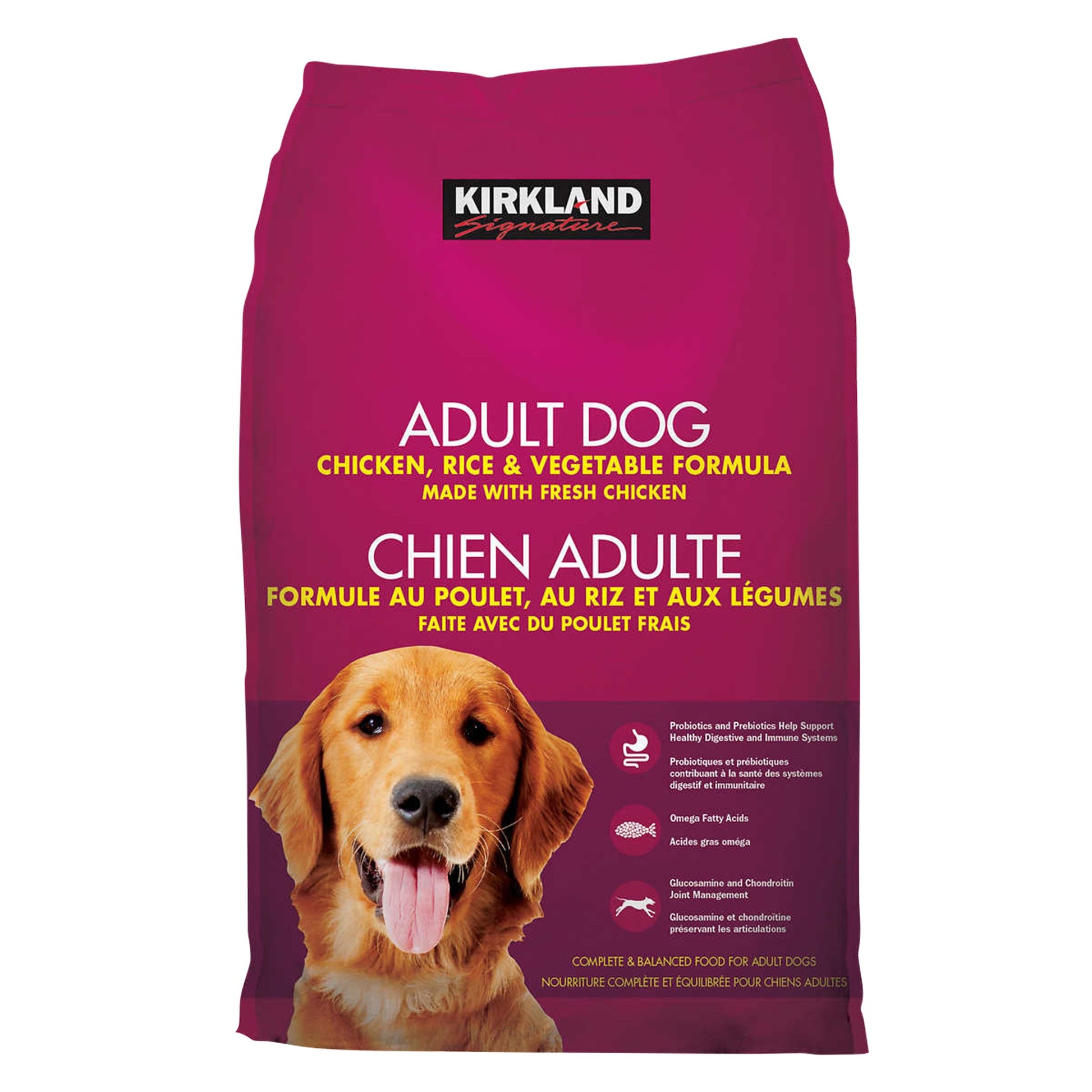 Kirkland Signature Chicken, Rice & Vegetables Adult Dog Food, 18.14 kg (40 lb.) - image 1