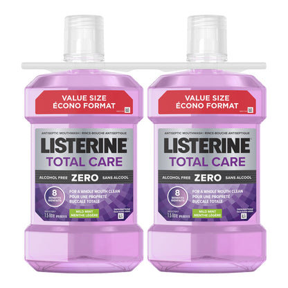Listerine Total Care Zero Mouthwash, 2 × 1.5 L - image 2