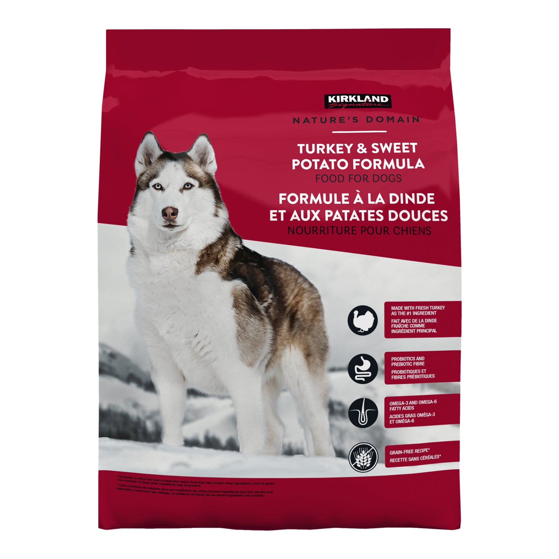 Kirkland Signature Nature's Domain Turkey Meal & Sweet Potato Dog Food, 35 bl - image 1