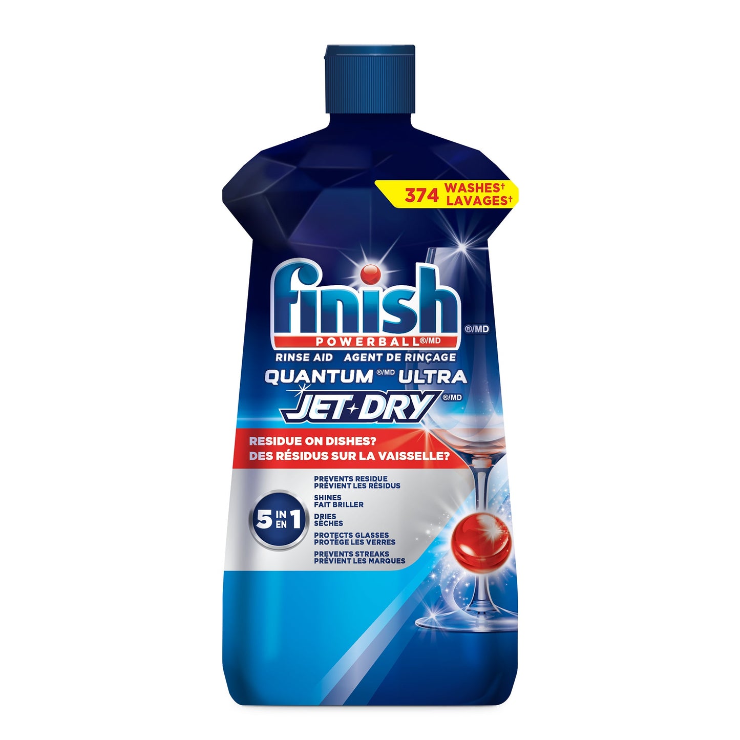 Finish Quantum Jet-Dry Ultra Rinse Agent 374 washes - image 1