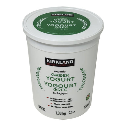 Kirkland Signarture Organic Greek Yogurt 0%, 1.36 kg - image 1