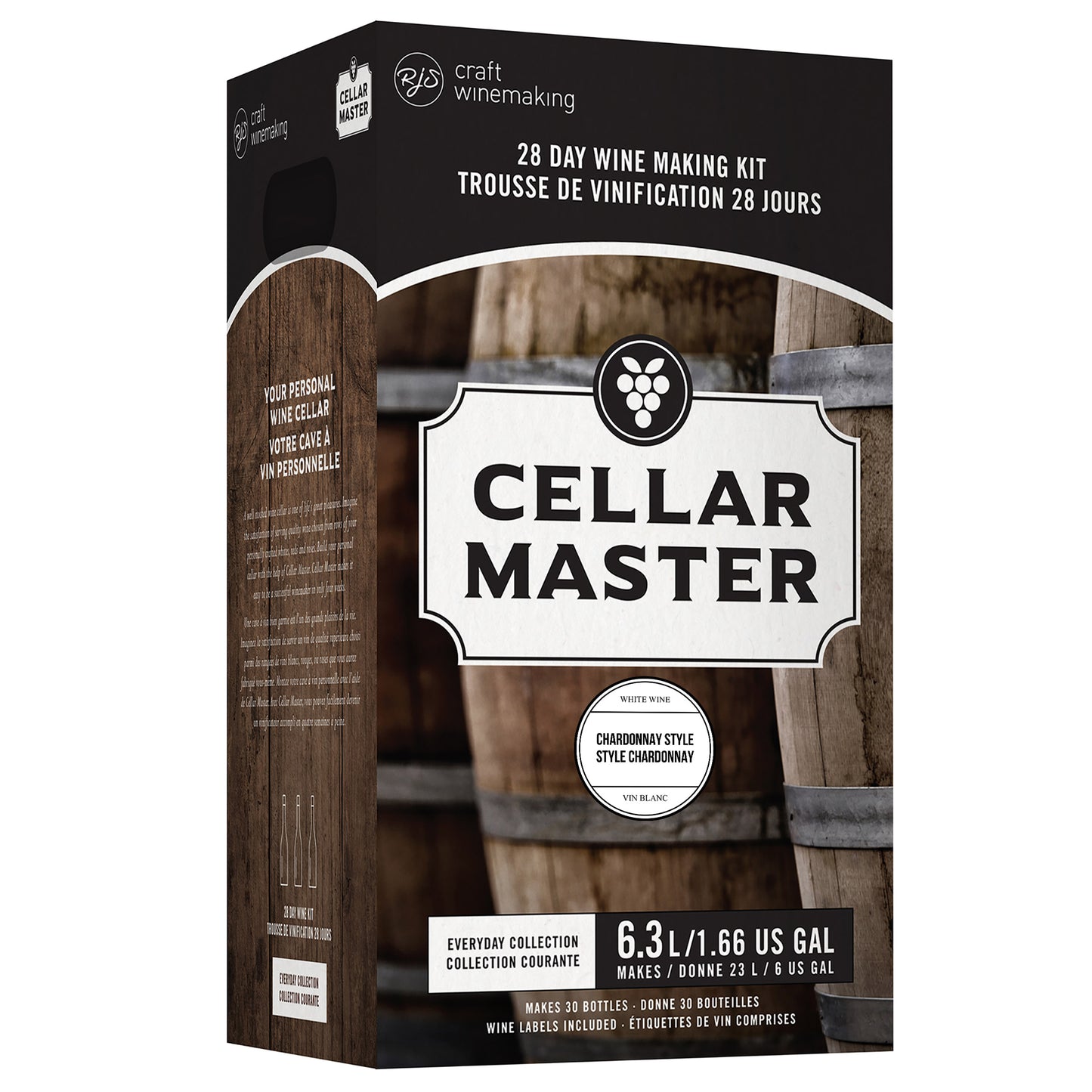 Cellar Master Chardonnay Wine Kit, 2-pack (2 x 6.3L) - image 1