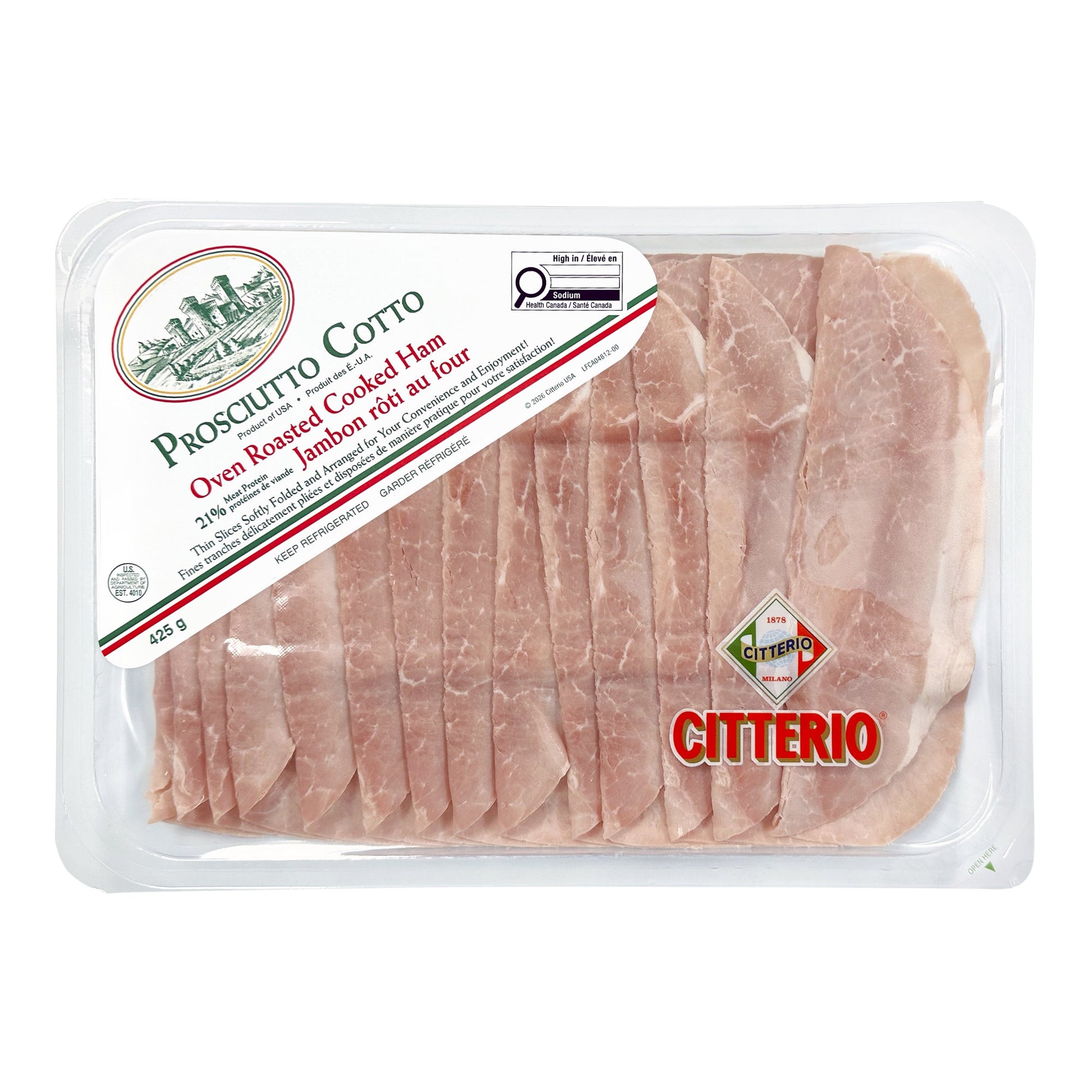 Italian Cooked Ham, 425 g - image 1