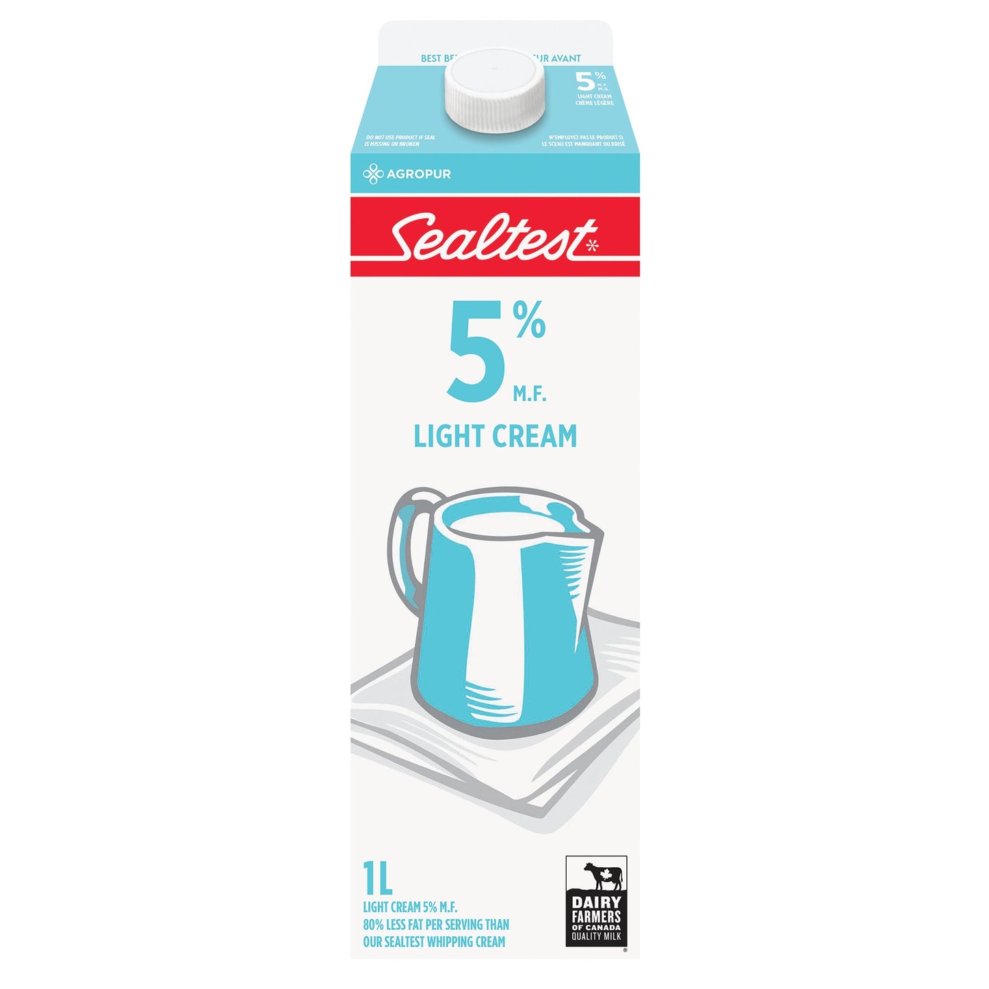Sealtest 5% Light Coffee Cream, 1 L - image 2