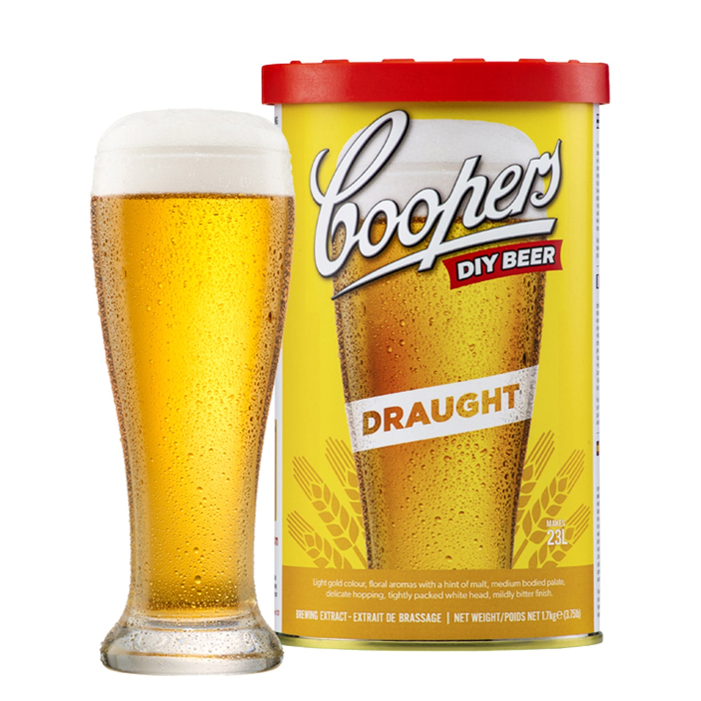 Coopers Brewing Extract Beer Kit – Draught Lager  (6 × 1.7 kg) - image 2