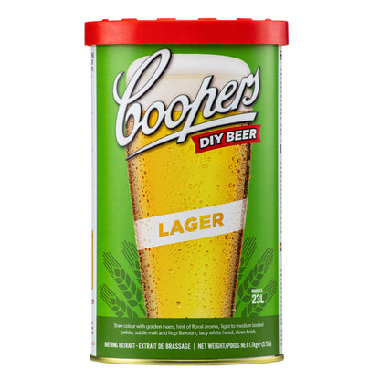 Coopers Brewing Extract Beer Kit, – Lager (6 × 1.7 kg) - image 1