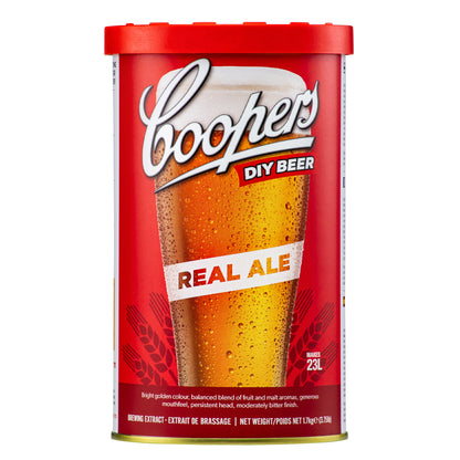 Coopers Brewing Extract Beer Kit, Real Ale ( 6 × 1.7 kg) - image 1