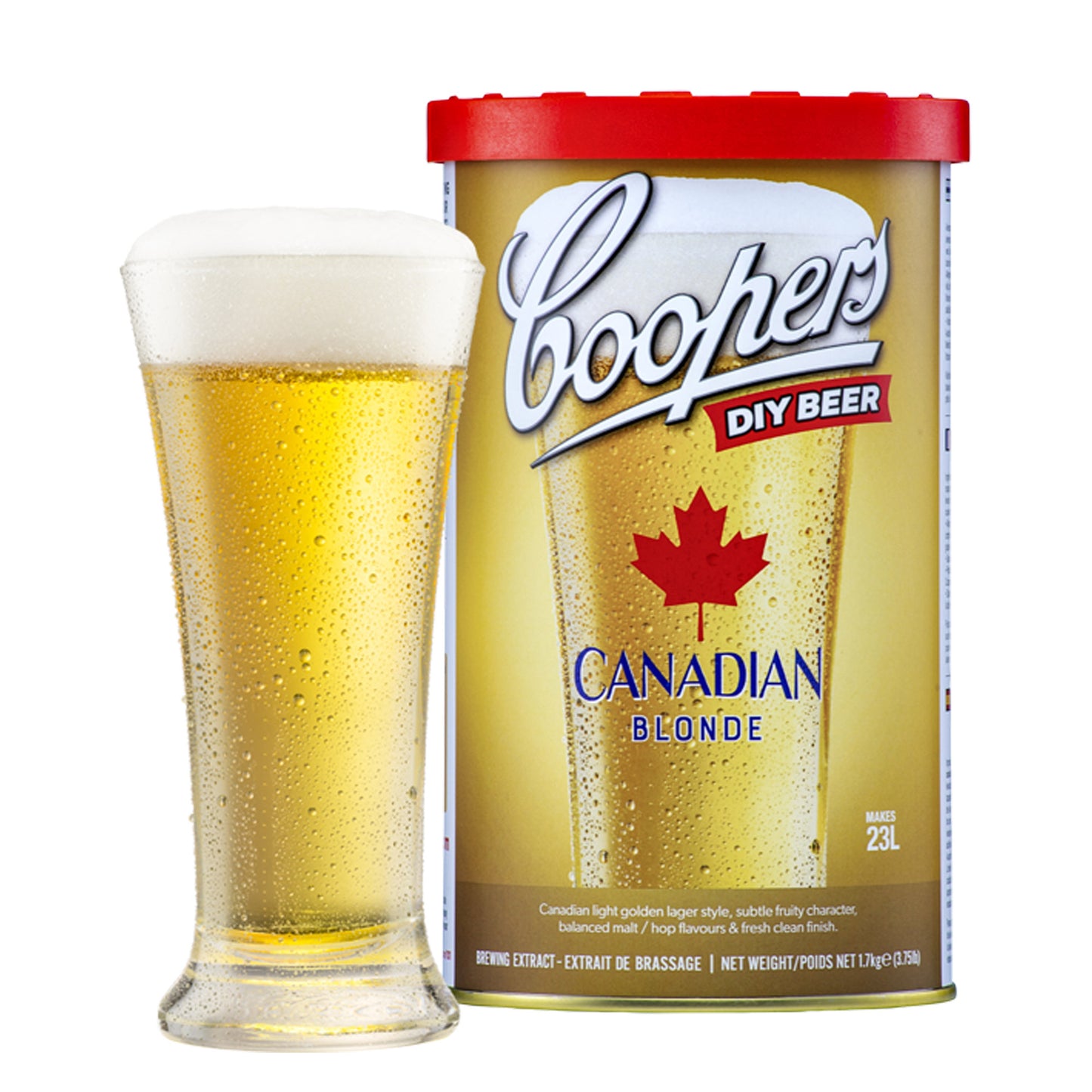 Coopers Brewing Extract Beer Kit, Canadian Blonde Ale (6 × 1.7 kg) - image 2